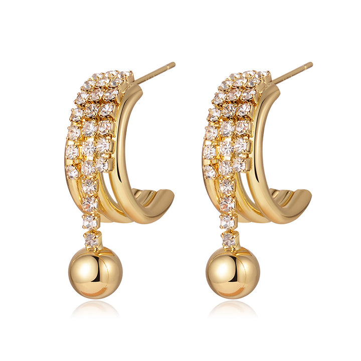 Earrings Frosted Shell Beads Solid Color – Gift Ideas — 1