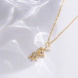 Women's Cute Bear Necklace Design Niche Titanium – Jewelry Gift Ideas — 2