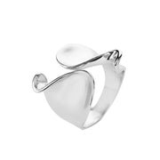 Solid geometry lady ring – Unique Gift Ideas — 5