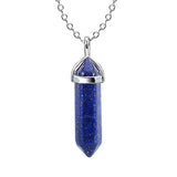 Natural Stone Hexagon Prism Crystal Pendant – Jewelry Gift Ideas — 12