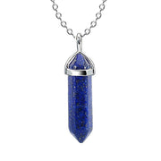 Natural Stone Hexagon Prism Crystal Pendant – Jewelry Gift Ideas — 12