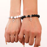 Hollow Cross Color Beaded Bracelet – Jewelry Gift Ideas — 2