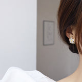 Acrylic Flower Symphony Simple Stud Earrings – Unique Gift Ideas — 5