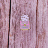 Fashion Cat Canned Brooch Inspired Art Badge – Stylish Gifts — 1