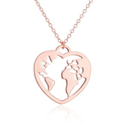 Necklace Love World Ladies Stainless Steel – Jewelry Gift Ideas — 4