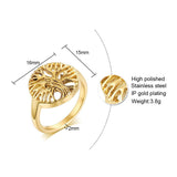 Arrival Stainless Steel Tree Of Life Women Ring – Gifts for Her — 3