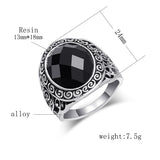 Agate-like Diamond Cut Face Ring – Birthday Gifts — 7