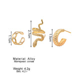 Retro Snake Suit Stud Earrings Three-piece Set – Practical Gifts — 3
