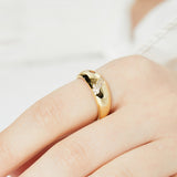 Popular Glossy High-grade Croissant Ring – Birthday Gifts — 4