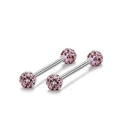Stainless Steel Studded Tongue Nail Breast – Beauty Gifts — 7