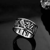 Crow Retro Stainless Steel Personalized Ring – Practical Gifts — 10