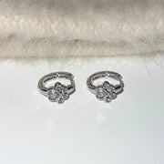Female Diamond Studded Love Cat Foot Earrings – Gifts for Her — 3