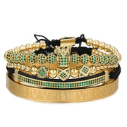 Men's Micropaved CZ Diamond Ball Crown Bracelet – Jewelry Gift Ideas — 5