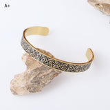 Simple Retro Viking Totem Rune Open Bracelet Men – Jewelry Gift Ideas — 3