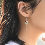 Temperament Silver Needle Retro Country Style Stud – Stylish Gifts — 3