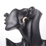 Earrings Frosted Shell Beads Solid Color – Holiday Gift Ideas — 7