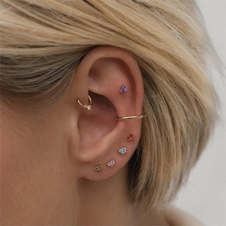 Fashion Jewelry Personality Fashion Screw Zircon – Stylish Gifts — 1