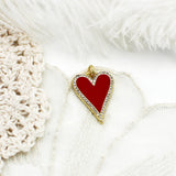 Drop Oil Love Heart Hanging Piece Pendant – Jewelry Gift Ideas — 13