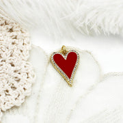 Drop Oil Love Heart Hanging Piece Pendant – Jewelry Gift Ideas — 13