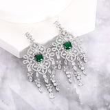 Heavy Duty Gemstone White Zircon Earrings – Unique Gift Ideas — 6