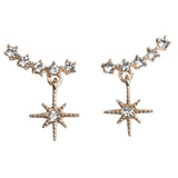 Trendy Sterling Silver Needle Stud Earrings For Women – Stylish Gifts — 20