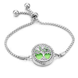 Color Rhinester Tree Of Life Bracelet Stainless – Jewelry Gift Ideas — 2