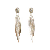 Bride With Rhinestone Earrings Super Flash Long – Gifts for Couples — 1