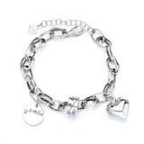 Retro Distressed Three-dimensional Heart Bracelet – Jewelry Gift Ideas — 5