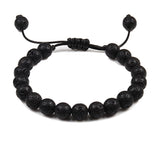 Personalized Volcanic Stone Tiger Eye Chain – Jewelry Gift Ideas — 3