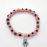 Blue Eye Beads Lucky Hand Of Fatima Bracelet – Jewelry Gift Ideas — 4