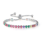 3mm Colored Round Zircon Single Row Full Diamond – Jewelry Gift Ideas — 3
