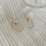 925 Silver Needle Geometric Earrings Personality – Gifts for Her — 2