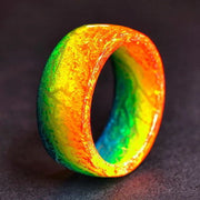 Design Luminous Purple Blue Ring Glowing – Gifts for Couples — 2