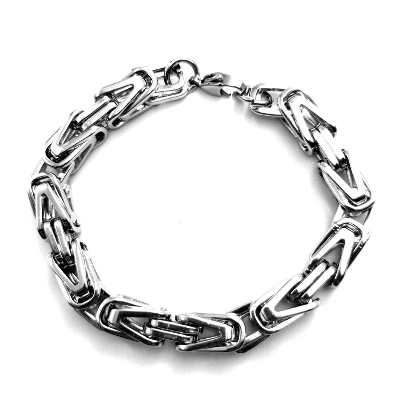 Geometric men's bracelet – Jewelry Gift Ideas — 1