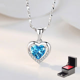 S925 Sterling Silver Women's Love Heart Pendant – Jewelry Gift Ideas — 4
