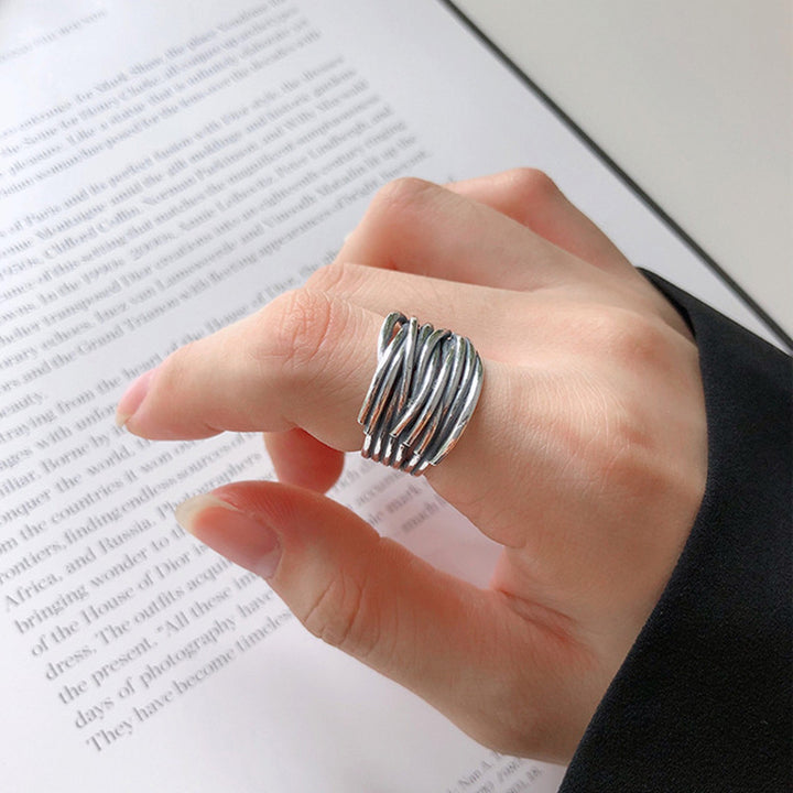 Multi Layer Line Knitting Ring Women's Korean Fashion – Stylish Gifts — 1