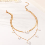 Vintage Pearl Cross Coin Pendant Necklace Women's – Jewelry Gift Ideas — 7