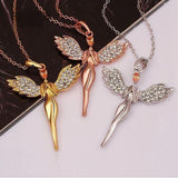 Fashion Simple Pendant Angel Wings Necklace – Jewelry Gift Ideas — 4