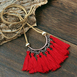 Fringe long necklace fashion – Stylish Gifts — 2