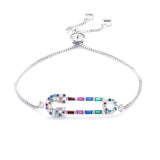 Rainbow Pin Copper Gold Plated Zircon Bracelet – Jewelry Gift Ideas — 4