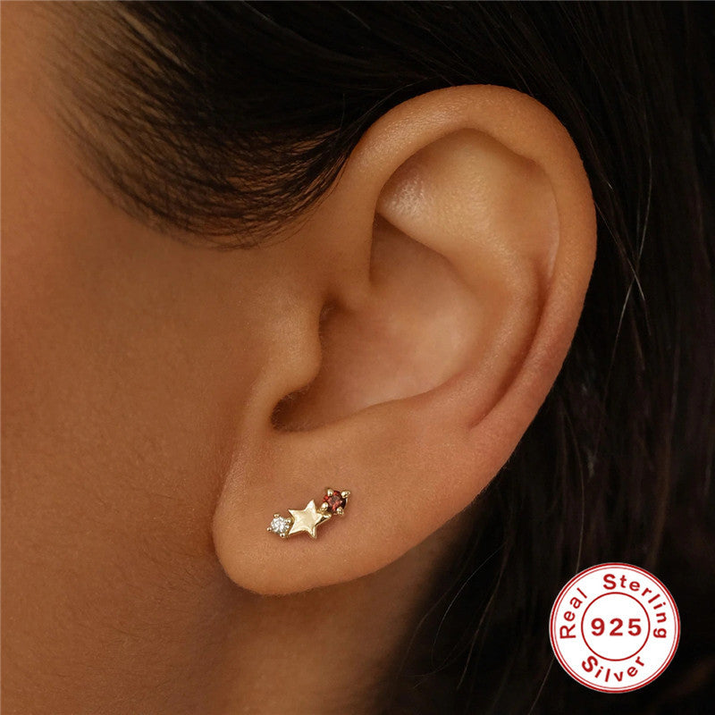 Twelve Constellations Creative Personality Earrings – Practical Gifts — 1