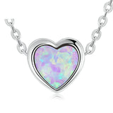 Opal Love Necklace Female Shining Texture Opal – Jewelry Gift Ideas — 2