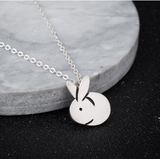 Little Rabbit Necklace Drawstring Pendant Short – Jewelry Gift Ideas — 1
