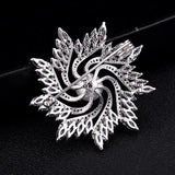 Korean Luxury Crystal Zircon Pinwheel Brooch – Jewelry Gift Ideas — 4