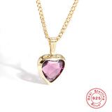 S925 Sterling Silver Ins Wind Topa Stone Love – Jewelry Gift Ideas — 5