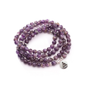 Natural 108 6-8mm Amethyst Bracelet – Jewelry Gift Ideas — 6