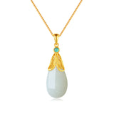Simple Temperament Sterling Silver Inlay Necklace – Jewelry Gift Ideas — 3