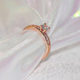 Fashion Women's Gold Plated Zircon Ring – Stylish Gifts — 6