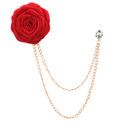 Fashion Handmade Rose Brooch Tassel Men Suit – Stylish Gifts — 7