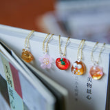 Handmade Zodiac Pendant Peach Blossom Necklace – Jewelry Gift Ideas — 10